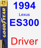 Driver Wiper Blade for 1994 Lexus ES300 - Premium