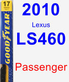 Passenger Wiper Blade for 2010 Lexus LS460 - Premium