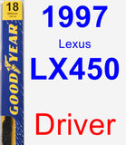 Driver Wiper Blade for 1997 Lexus LX450 - Premium