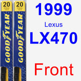 Front Wiper Blade Pack for 1999 Lexus LX470 - Premium