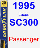 Passenger Wiper Blade for 1995 Lexus SC300 - Premium