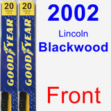 Front Wiper Blade Pack for 2002 Lincoln Blackwood - Premium