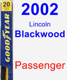 Passenger Wiper Blade for 2002 Lincoln Blackwood - Premium