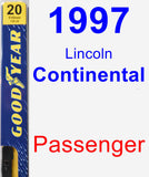 Passenger Wiper Blade for 1997 Lincoln Continental - Premium