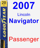 Passenger Wiper Blade for 2007 Lincoln Navigator - Premium