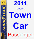 Passenger Wiper Blade for 2011 Lincoln Town Car - Premium