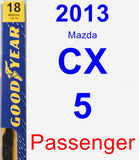 Passenger Wiper Blade for 2013 Mazda CX-5 - Premium