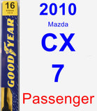 Passenger Wiper Blade for 2010 Mazda CX-7 - Premium