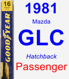 Passenger Wiper Blade for 1981 Mazda GLC - Premium