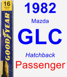 Passenger Wiper Blade for 1982 Mazda GLC - Premium