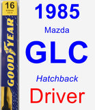 Driver Wiper Blade for 1985 Mazda GLC - Premium