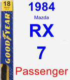 Passenger Wiper Blade for 1984 Mazda RX-7 - Premium