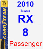 Passenger Wiper Blade for 2010 Mazda RX-8 - Premium