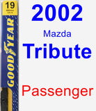 Passenger Wiper Blade for 2002 Mazda Tribute - Premium