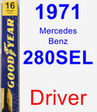 Driver Wiper Blade for 1971 Mercedes-Benz 280SEL - Premium