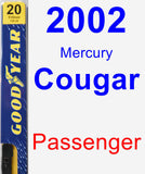 Passenger Wiper Blade for 2002 Mercury Cougar - Premium