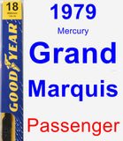 Passenger Wiper Blade for 1979 Mercury Grand Marquis - Premium