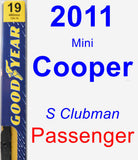 Passenger Wiper Blade for 2011 Mini Cooper - Premium