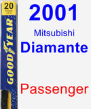 Passenger Wiper Blade for 2001 Mitsubishi Diamante - Premium