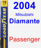 Passenger Wiper Blade for 2004 Mitsubishi Diamante - Premium