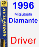 Driver Wiper Blade for 1996 Mitsubishi Diamante - Premium