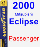 Passenger Wiper Blade for 2000 Mitsubishi Eclipse - Premium