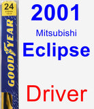 Driver Wiper Blade for 2001 Mitsubishi Eclipse - Premium