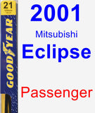 Passenger Wiper Blade for 2001 Mitsubishi Eclipse - Premium