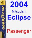 Passenger Wiper Blade for 2004 Mitsubishi Eclipse - Premium