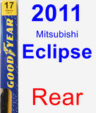 Rear Wiper Blade for 2011 Mitsubishi Eclipse - Premium