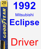 Driver Wiper Blade for 1992 Mitsubishi Eclipse - Premium