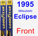 Front Wiper Blade Pack for 1995 Mitsubishi Eclipse - Premium