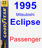 Passenger Wiper Blade for 1995 Mitsubishi Eclipse - Premium