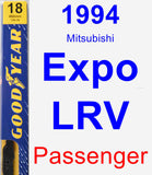 Passenger Wiper Blade for 1994 Mitsubishi Expo LRV - Premium