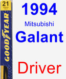 Driver Wiper Blade for 1994 Mitsubishi Galant - Premium