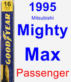 Passenger Wiper Blade for 1995 Mitsubishi Mighty Max - Premium