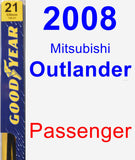 Passenger Wiper Blade for 2008 Mitsubishi Outlander - Premium