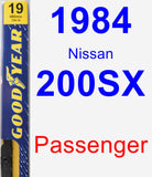 Passenger Wiper Blade for 1984 Nissan 200SX - Premium