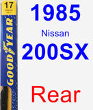 Rear Wiper Blade for 1985 Nissan 200SX - Premium