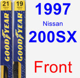 Front Wiper Blade Pack for 1997 Nissan 200SX - Premium