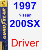 Driver Wiper Blade for 1997 Nissan 200SX - Premium