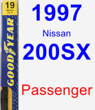 Passenger Wiper Blade for 1997 Nissan 200SX - Premium