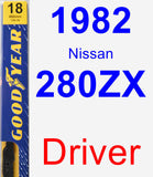 Driver Wiper Blade for 1982 Nissan 280ZX - Premium