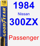 Passenger Wiper Blade for 1984 Nissan 300ZX - Premium