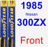Front Wiper Blade Pack for 1985 Nissan 300ZX - Premium
