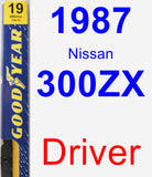 Driver Wiper Blade for 1987 Nissan 300ZX - Premium