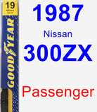 Passenger Wiper Blade for 1987 Nissan 300ZX - Premium