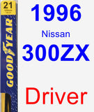 Driver Wiper Blade for 1996 Nissan 300ZX - Premium