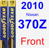 Front Wiper Blade Pack for 2010 Nissan 370Z - Premium