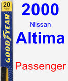 Passenger Wiper Blade for 2000 Nissan Altima - Premium